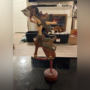 Exclusive Collection Leather Wayang Kulit Shadow Puppets Bima Werkudara 18in